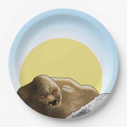 Assiettes En Carton Troll (Devant)