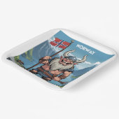 Assiettes En Carton Troll norvégien (Angulaire)