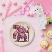 Assiettes En Carton Troll norvégien (Fête)