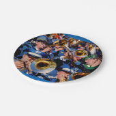 Assiettes En Carton trombone mob AKA bande geeks allé sauvage (Angle)