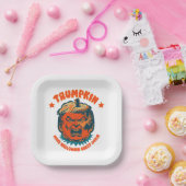 Assiettes En Carton trompette rendre l'halloween super à nouveau drôle (Fête)