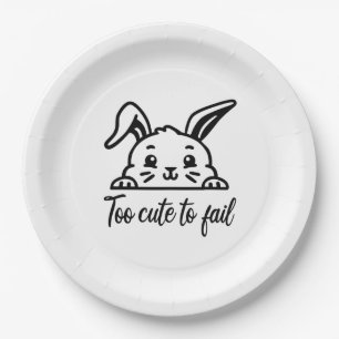 Assiettes En Carton Trop mignon pour échouer