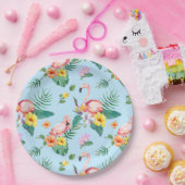 Assiettes En Carton Tropical (Fête)