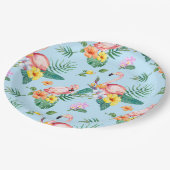 Assiettes En Carton Tropical (Angle)