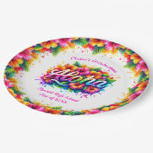 Assiettes En Carton Tropical Aloha Graduation Luau Party (Angle)