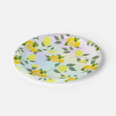 Assiettes En Carton Tropical Citrus été frais Orange lemon Slice (Angle)