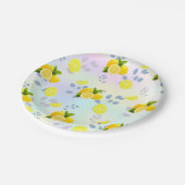 Assiettes En Carton Tropical Citrus été frais Orange lemon Slice (Angle)