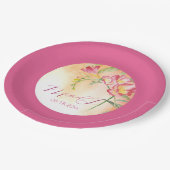 Assiettes En Carton Tropical Freesia (Angle)