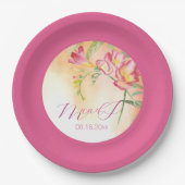 Assiettes En Carton Tropical Freesia (Devant)