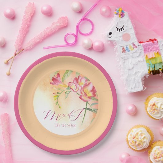 Assiettes En Carton Tropical Freesia 2 (Fête)