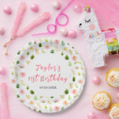 Assiettes En Carton Tropical Jungle Floral Birthday (Fête)