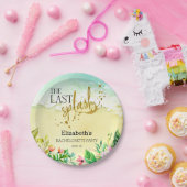 Assiettes En Carton Tropical Le dernier splash Bachelorette Party (Fête)