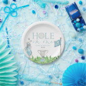 Assiettes En Carton Trou en un bleu Golf 1ère fête d'anniversaire (Fête)
