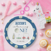 Assiettes En Carton Trou En Un Garçon De Golf Anniversaire (Fête)