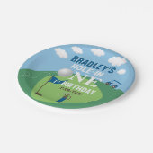 Assiettes En Carton Trou en un Golf 1er anniversaire (Angle)