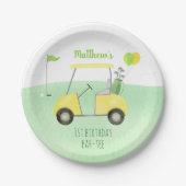 Assiettes En Carton Trou En Un Golf Premier Anniversaire Par-tee (Devant)