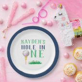 Assiettes En Carton Trou personnalisé dans une plaque de papier d'anni (Fête)