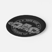 Assiettes En Carton Trucker personnalisé Big Rig Semi Camion Camion (Angle)