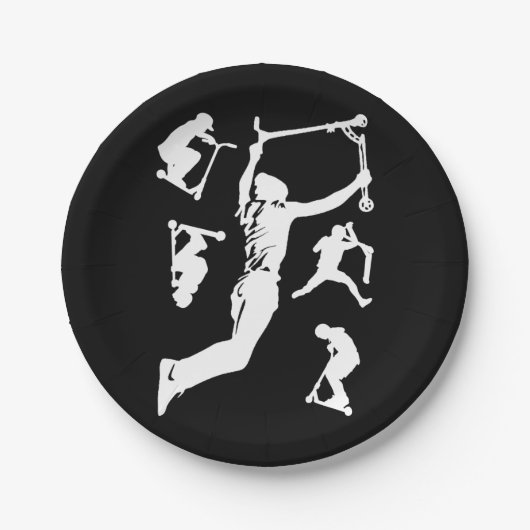 Assiettes En Carton Trucs de scooter de démarrage (Devant)