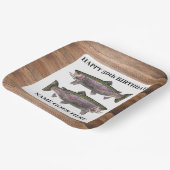 Assiettes En Carton Truite arc-en-ciel Pêche en plein air Anniversaire (Angulaire)