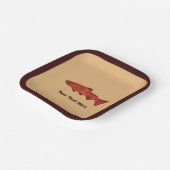 Assiettes En Carton Truite rustique (Angulaire)