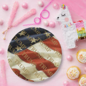 ASSIETTES EN CARTON TRUMP (Fête)