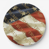 ASSIETTES EN CARTON TRUMP (Devant)