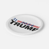 Assiettes En Carton Trump 2024 (Angle)