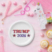 ASSIETTES EN CARTON TRUMP 2024 (Fête)