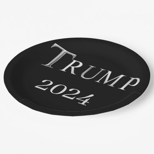ASSIETTES EN CARTON TRUMP 2024 (Angle)