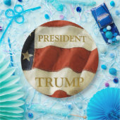 Assiettes En Carton Trump 2024 (Fête)