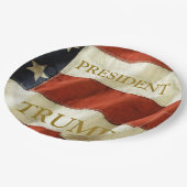 Assiettes En Carton Trump 2024 (Angle)