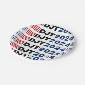 Assiettes En Carton Trump 2024 DJT (Angle)