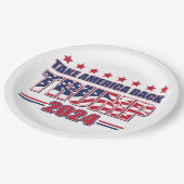 Assiettes En Carton Trump 2024 : Reprendre l'Amérique (Angle)