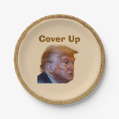 Assiettes En Carton Trump/Cover Up Paper Plate (Devant)