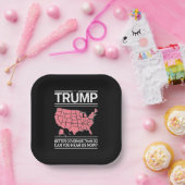 Assiettes En Carton Trump est mieux couvert que le 5G Pouvez-vous nous (Fête)
