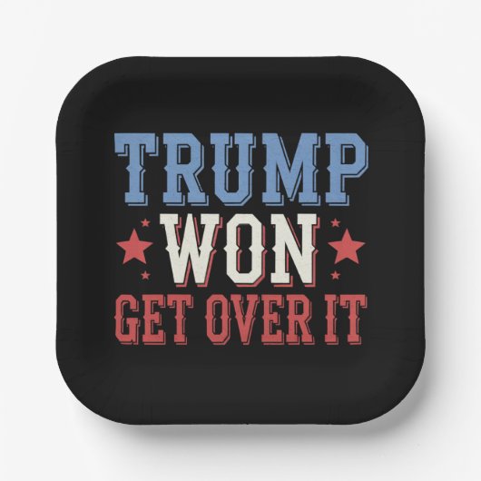 Assiettes En Carton Trump va le remplacer en 2024 (Recto)