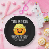 Assiettes En Carton Trumpkin À L'Intérieur (Fête)