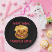 Assiettes En Carton Trumpkin Citrouille mangeur classique (Fête)