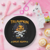 Assiettes En Carton Trumpkin rendre Halloween plus grand encore Trumpk (Fête)