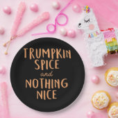 Assiettes En Carton Trumpkin Spice Nice (Fête)