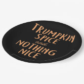 Assiettes En Carton Trumpkin Spice Nice (Angle)