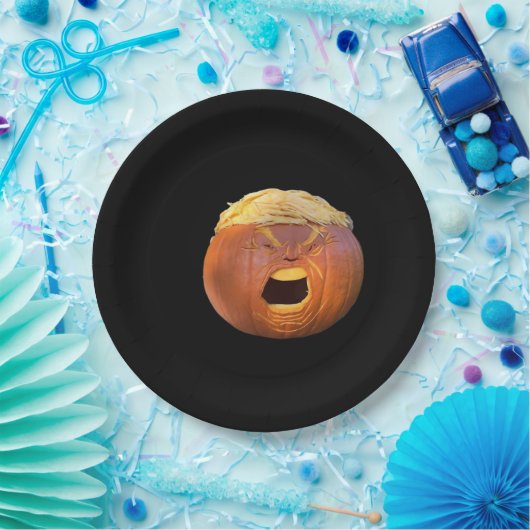 Assiettes En Carton Trumpkin - Trending Design (Fête)