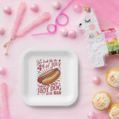 Assiettes En Carton Tu As L'Air 4 juillet Me Fait Vouloir Un Chien Cha (Fête)