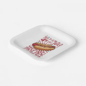 Assiettes En Carton Tu As L'Air 4 juillet Me Fait Vouloir Un Chien Cha (Angulaire)