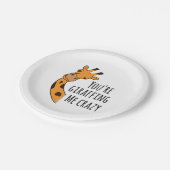 Assiettes En Carton Tu me girafes fou (Angle)