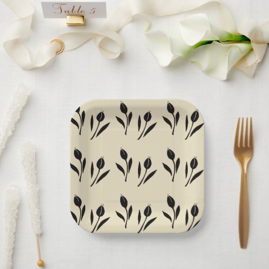 Assiettes En Carton Tulip (Mariage)