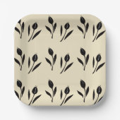 Assiettes En Carton Tulip (Recto)