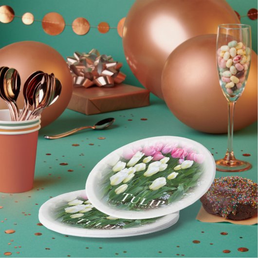 Assiettes En Carton Tulip (Multi)