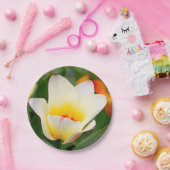 Assiettes En Carton Tulipe Blanche (Fête)